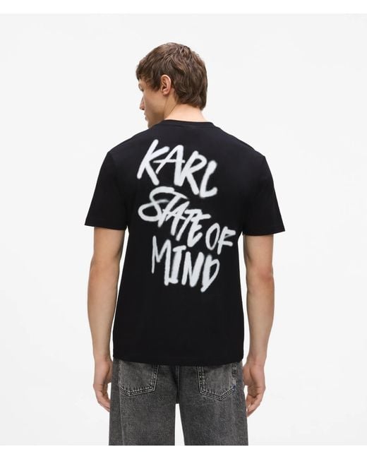 KL Jeans Black Karl Quote T-Shirt for men