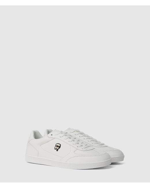 Karl Lagerfeld White Ikon Nft Patch Sneakers for men