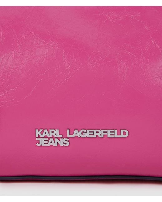 KL Jeans Pink Buckle Shoulder Bag
