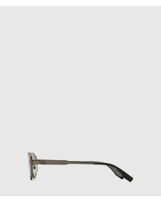 Karl Lagerfeld Multicolor Monogram Geometric Sunglasses