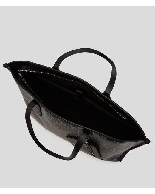 Karl Lagerfeld Black K/voyage Tote Bag