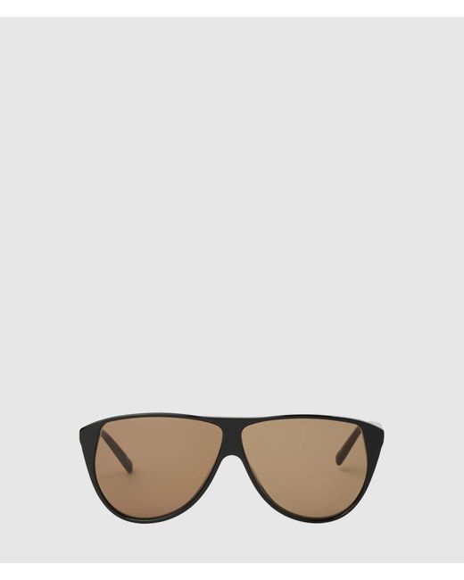 Karl Lagerfeld Natural Slim Aviator Sunglasses for men
