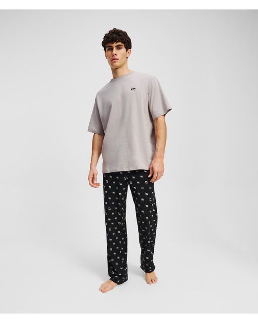 Karl Lagerfeld , Man, Multicoloured, Size: L in White für Herren