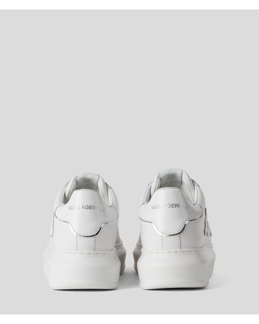 Karl Lagerfeld White Kapri Signia Low Sneakers