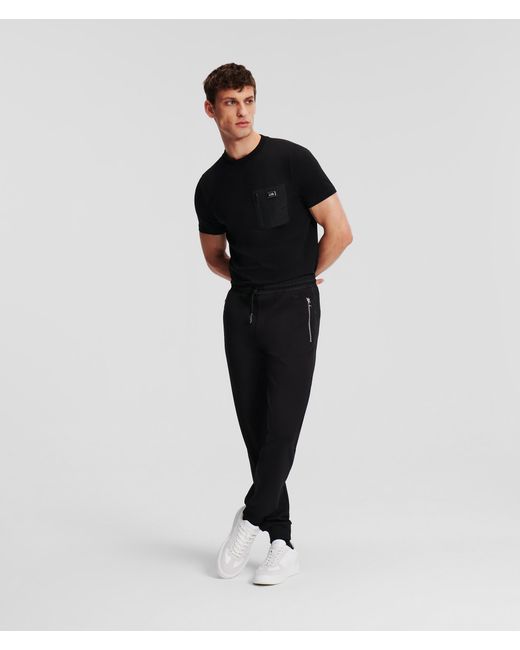 Karl Lagerfeld Black Sweatpants for men