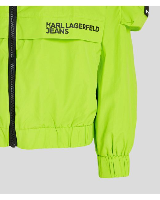 Karl Lagerfeld Green Klj Utility Zip-up Jacket for men