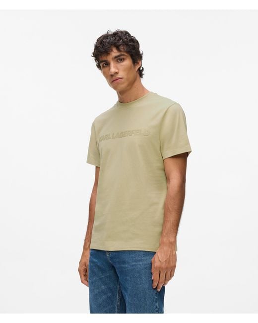 Karl Lagerfeld Natural Logo T-Shirt for men