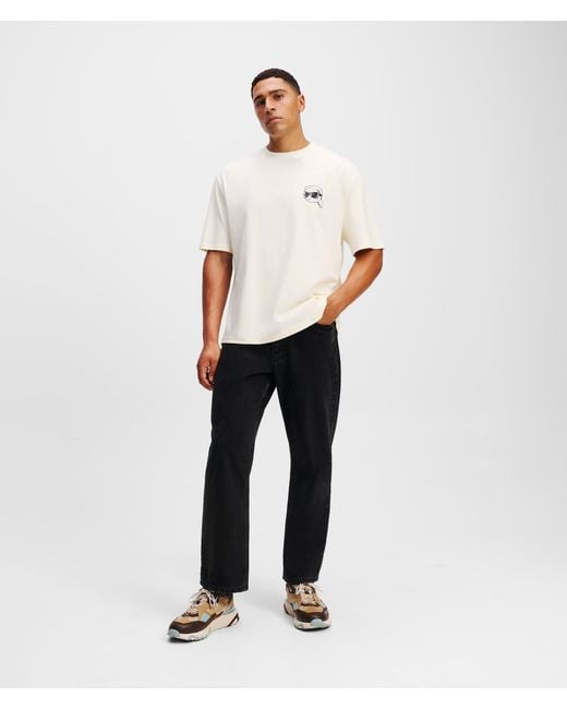 Karl Lagerfeld White Ikon T-Shirt for men