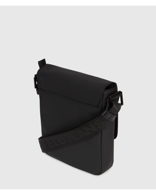 KL Jeans Black Venture Reporter Bag for men