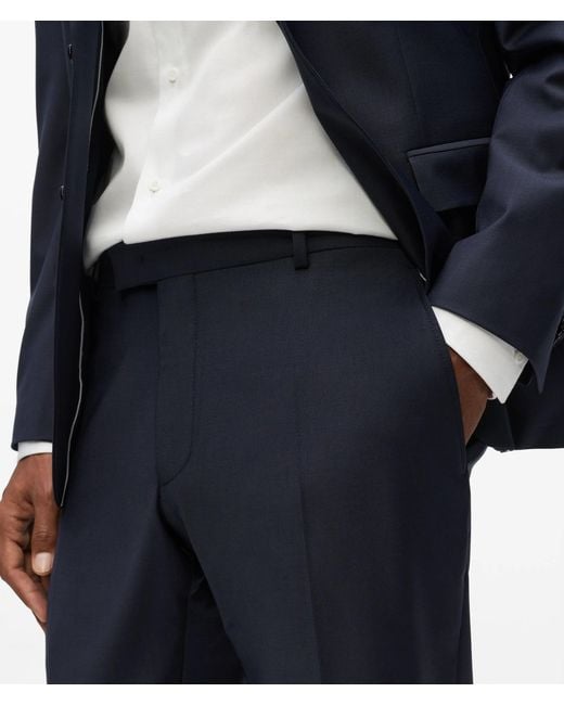 Karl Lagerfeld Blue Slim-Fit Pants for men