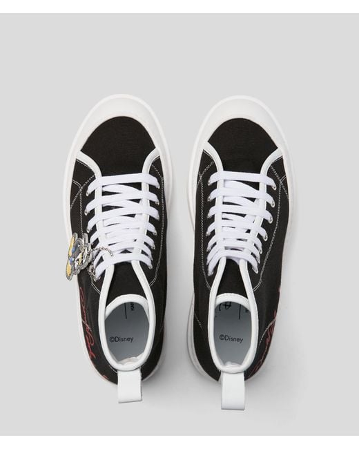 Karl Lagerfeld Black Disney X Kl Maxi Iv Sneakers