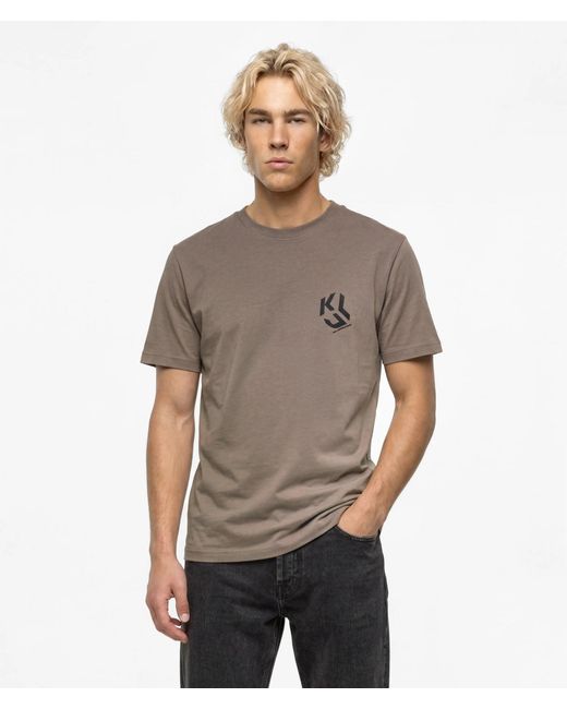 KL Jeans Gray Monogram T-Shirt for men