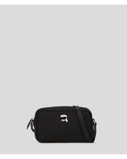 Karl Lagerfeld Black Ikon Nylon Camera Bag