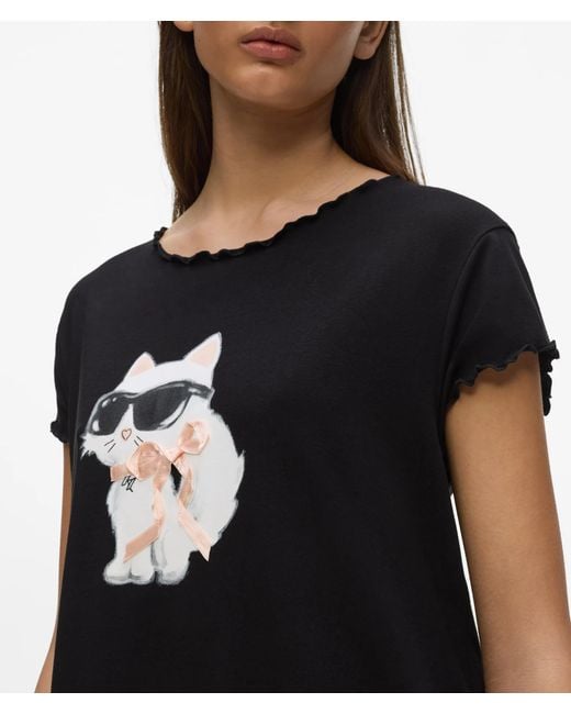 Karl Lagerfeld Blue Ikon Choupette Pajama Dress