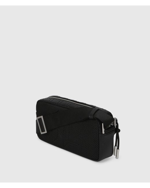 Karl Lagerfeld Black K/Monogram Perforated Crossbody Bag for men