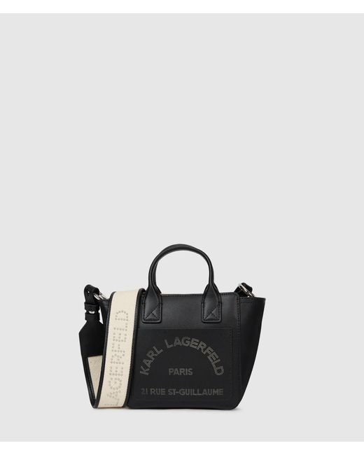 Karl Lagerfeld Black K/Daily Mini Pocket Tote Bag