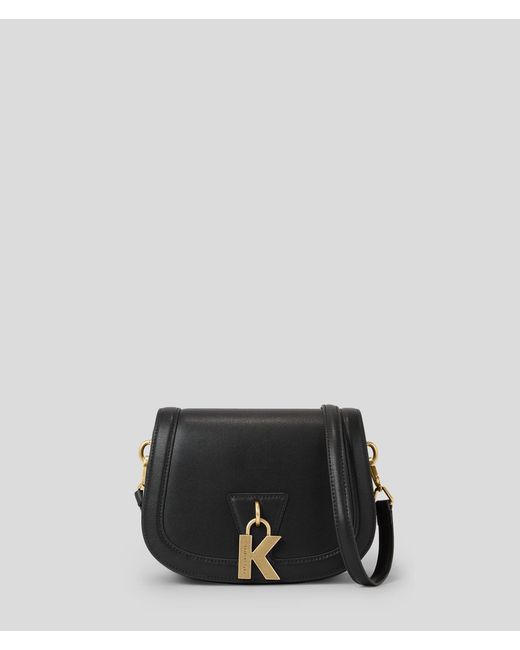 Sac Bandoulière De Taille Moyenne K/lock Karl Lagerfeld en coloris Black