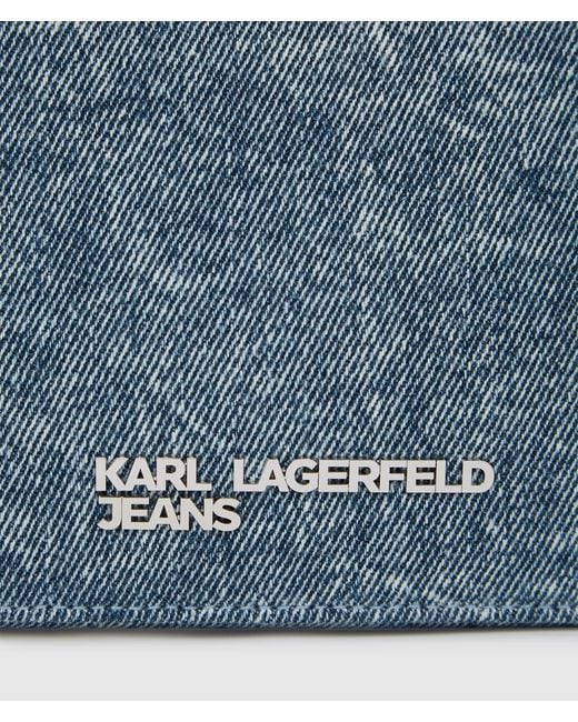 KL Jeans Blue Denim Chain Camera Bag