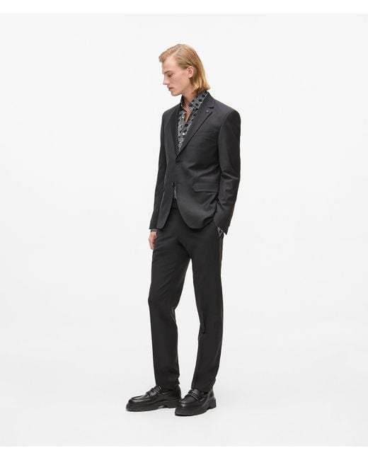 Karl Lagerfeld Blue Slim-Fit Pants for men