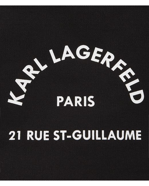 Karl Lagerfeld Black Rue St-guillaume Shopper