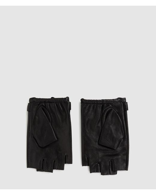 Karl Lagerfeld Black K/Signature Fingerless Gloves