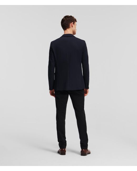 Karl Lagerfeld Blue Smart Jacket for men