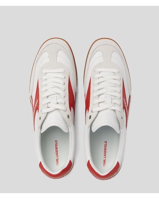 Karl Lagerfeld Pink Kandidate Lace Sneakers