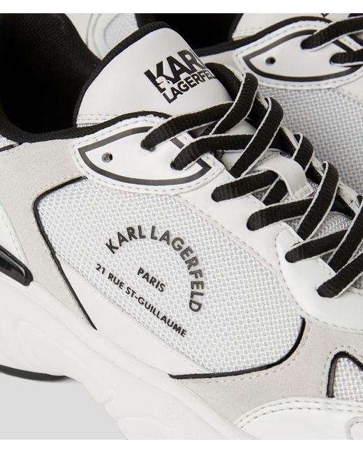 Karl Lagerfeld White Rue St-guillaume Komet Low Sneakers