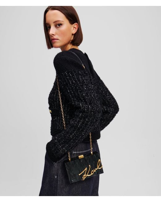Karl Lagerfeld Black K/Soirée Clutch