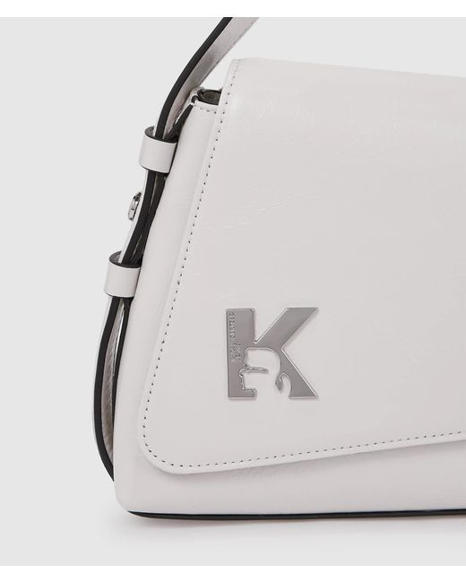 KL Jeans Natural Geo High-Shine Flap Bag