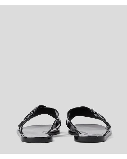 Karl Lagerfeld Black Ikon Nft Kross Sandals