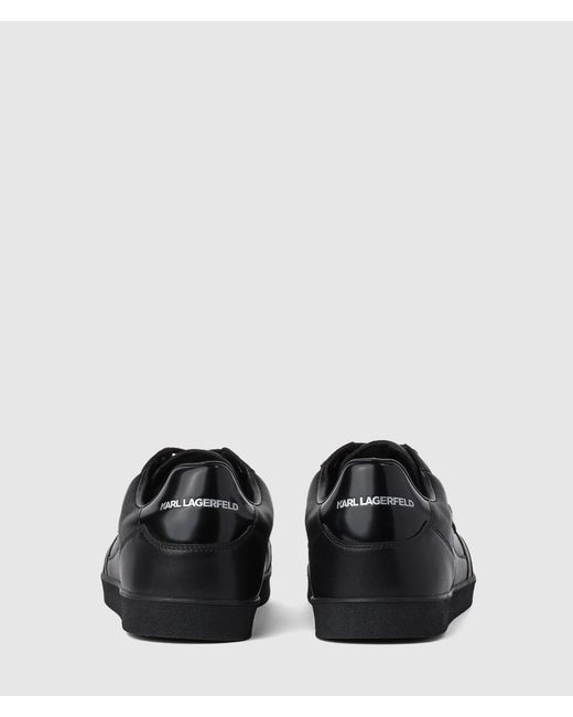 Karl Lagerfeld Black Ikon Nft Patch Sneakers for men