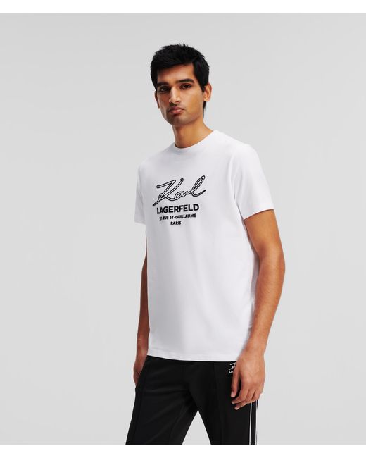 karl lagerfeld white t shirt