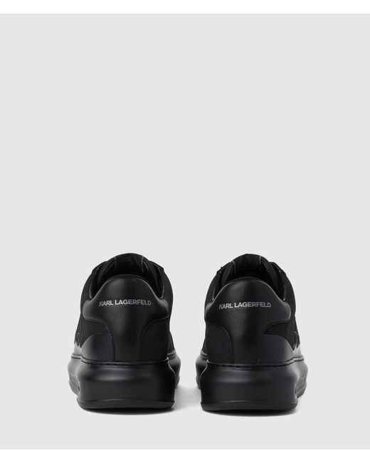 Karl Lagerfeld Black Kapri Signia Shine Sneakers for men