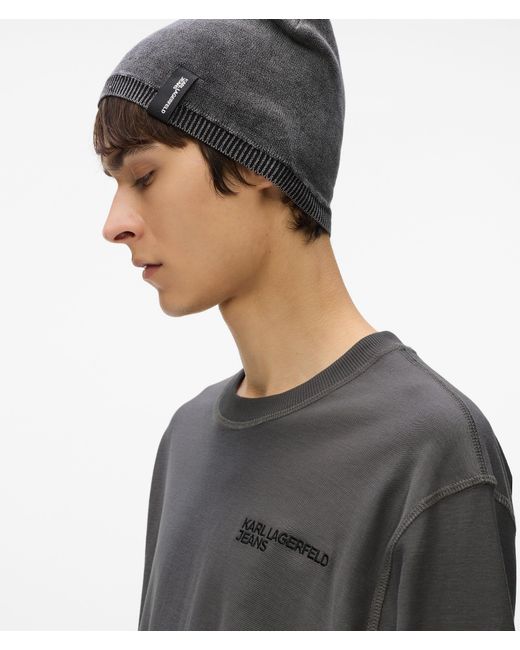KL Jeans Black Inside-Out T-Shirt for men