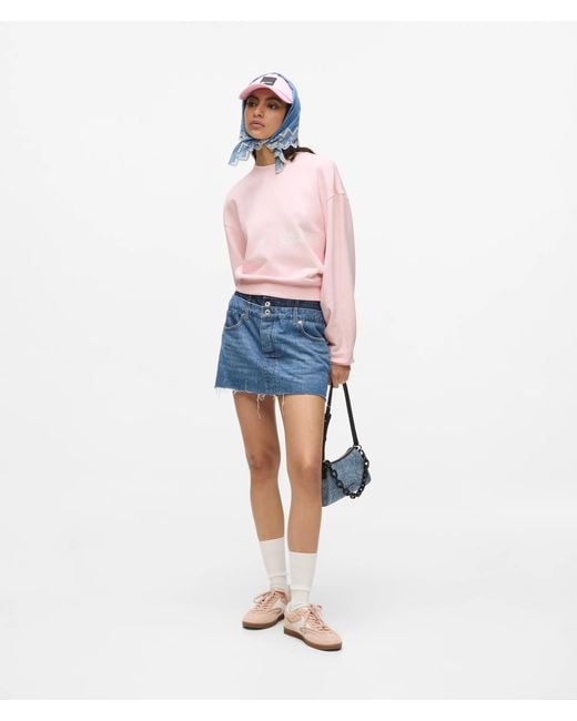 KL Jeans Multicolor Ruched Sleeve Sweatshirt