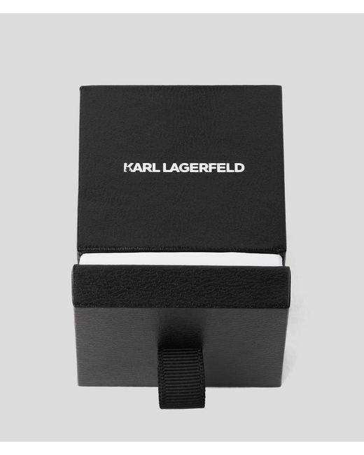 Karl Lagerfeld White Signature Heart Ring