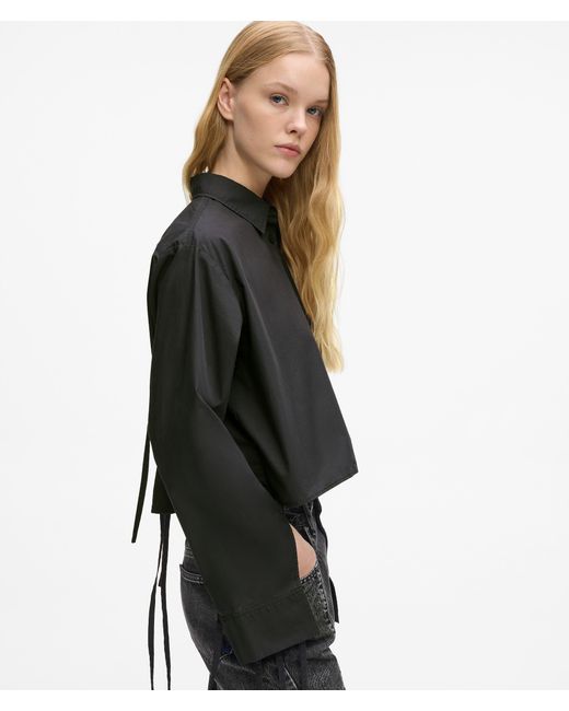 KL Jeans Black Tie Back Shirt