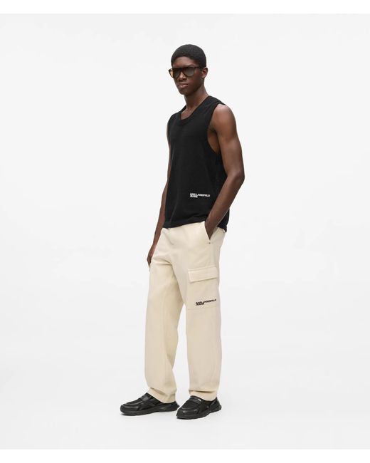 KL Jeans Black Knit Tank Top for men