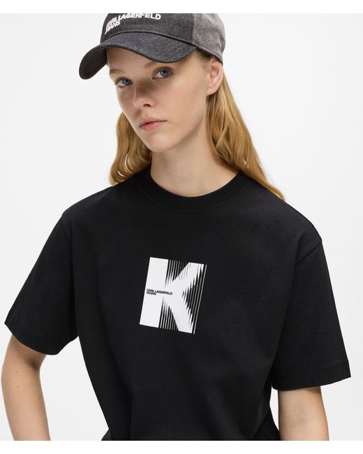KL Jeans Black K Artwork T-Shirt