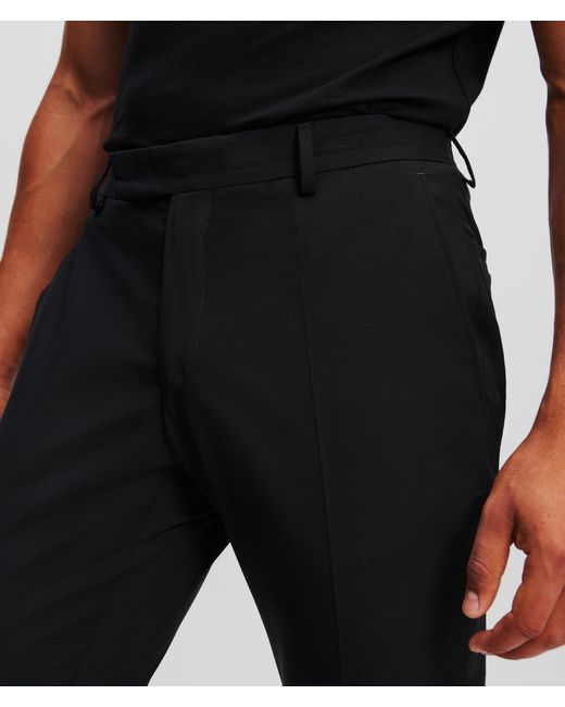 Karl Lagerfeld Blue Tailored Pants for men