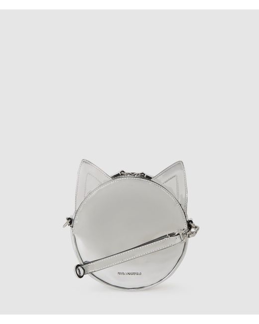 Karl Lagerfeld White Choupette Crossbody Bag