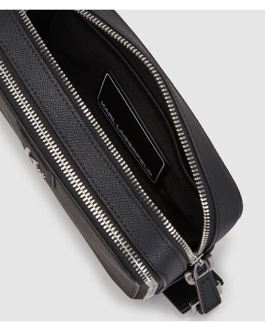 Karl Lagerfeld K/Monogram Kameratasche, Herren, Größe in Black für Herren