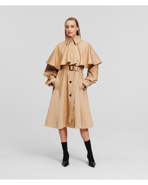 Trench Tranformable Karl Lagerfeld en coloris Natural