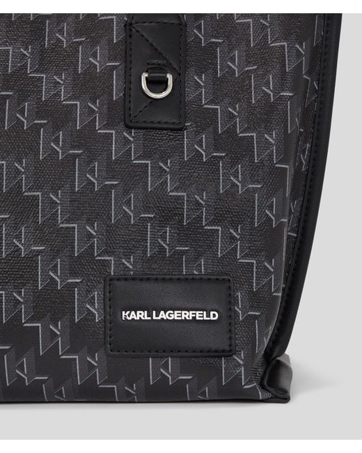 Karl Lagerfeld Black K/voyage Small Tote Bag