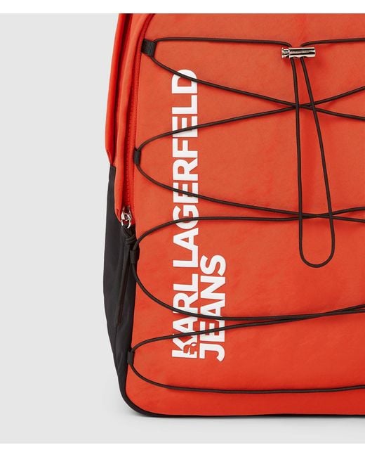 Sac À Dos Style Utilitaire Avec Cordon De Serrage, Homme, Taille KL Jeans pour homme en coloris Red