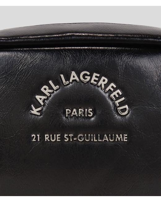 Karl Lagerfeld Black Rue St-guillaume Camera Bag