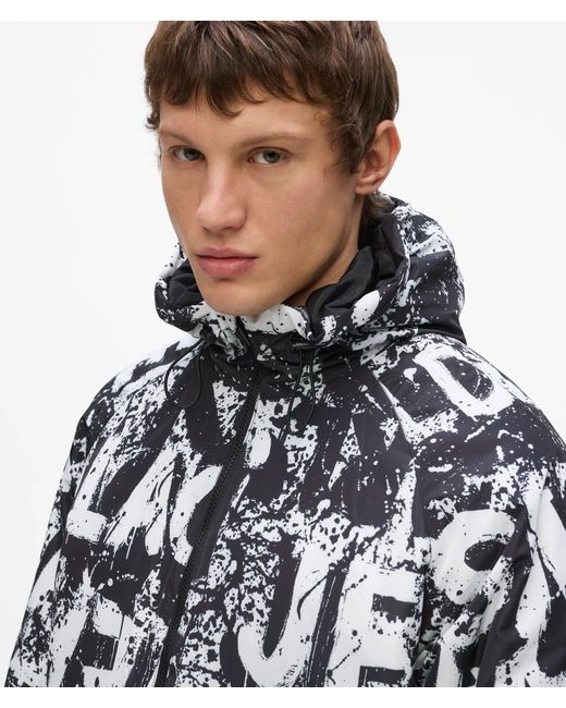 KL Jeans Multicolor All-Over Logo Padded Jacket for men