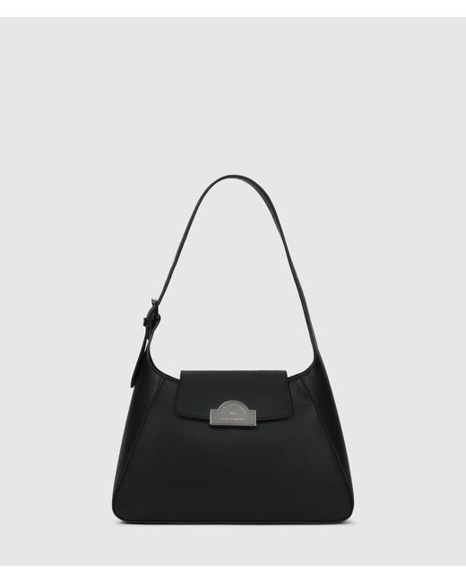 Karl Lagerfeld Black Rue St-Guillaume Metal Shoulder Bag