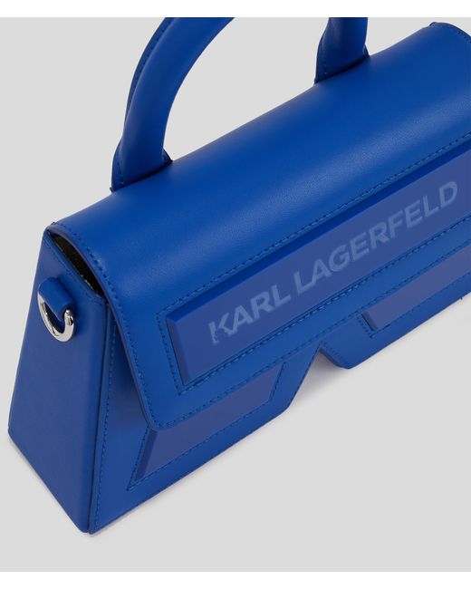 Petit Sac Bandoulière En Cuir Ikon K Karl Lagerfeld en coloris Blue